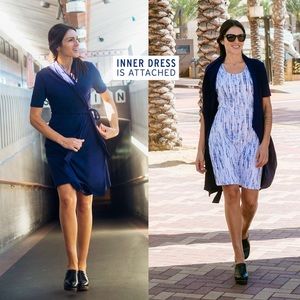 Betabrand Travel Wrap Dress